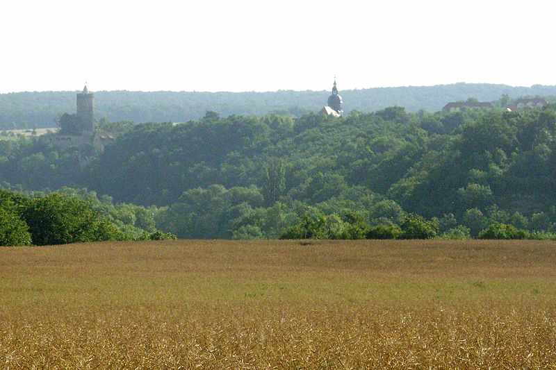 Ort Schönburg von Süden