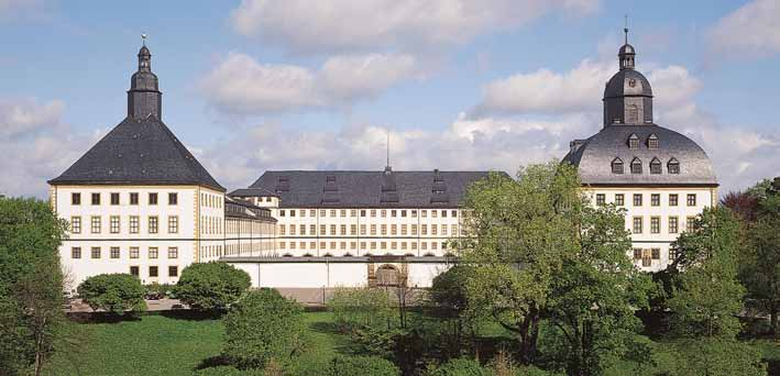 Panoramaansicht des Schloss Friedenstein