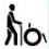 Piktogramm für Gehbehinderte